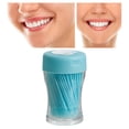 thumbnail image 4 of Palillos de herramienta de limpieza Yinane 200 Uds Azul Palillos de dientes de doble cabeza, 4 of 8
