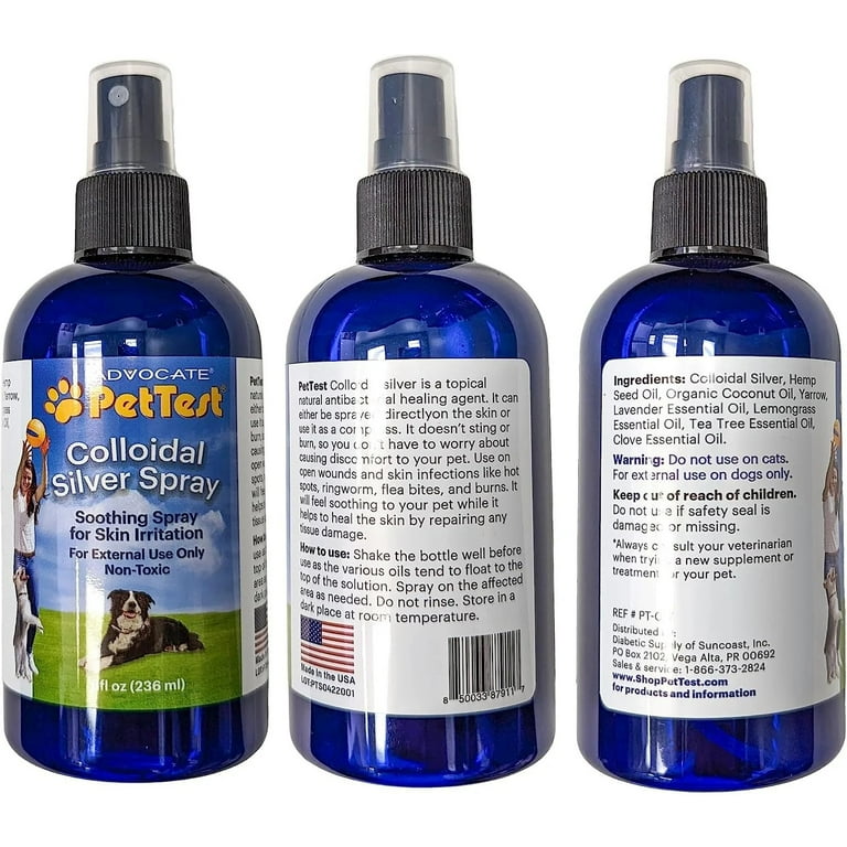 PetTest Colloidal Silver Spray for Dogs