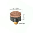 thumbnail image 2 of Uxcell 10mm Dia Screw on Pool Cue Tips Replacement Pool Stick Tips Accessories Brown 10 Pack, 2 of 5