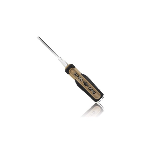 Spec Ops Outils Biseau en Bois, Lame 1/4 Pouces, Lame en Acier à Haute Teneur en Carbone, Poignée Absorbant les Chocs, 3 % Don aux Anciens Combattants