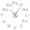 Silver,27inch, variant on Periodic Table of Elements DIY Giant Wall Clock Chemistry Science Mirror Stickers Frameless Large Wall Watch Classroom Decor Art(Silver,27inch)