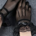 thumbnail image 6 of Shenmeida 1 Pair Lace Gloves Elegant Short Gloves Breathable Courtesy Summer Gloves for Wedding Dinner Parties, 6 of 6