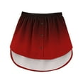 thumbnail image 3 of Minifalda con banda elástica informal ajustada para cintura con botones estampados a la moda para mujer Wmkox8yi  FGJ1212, 3 of 3