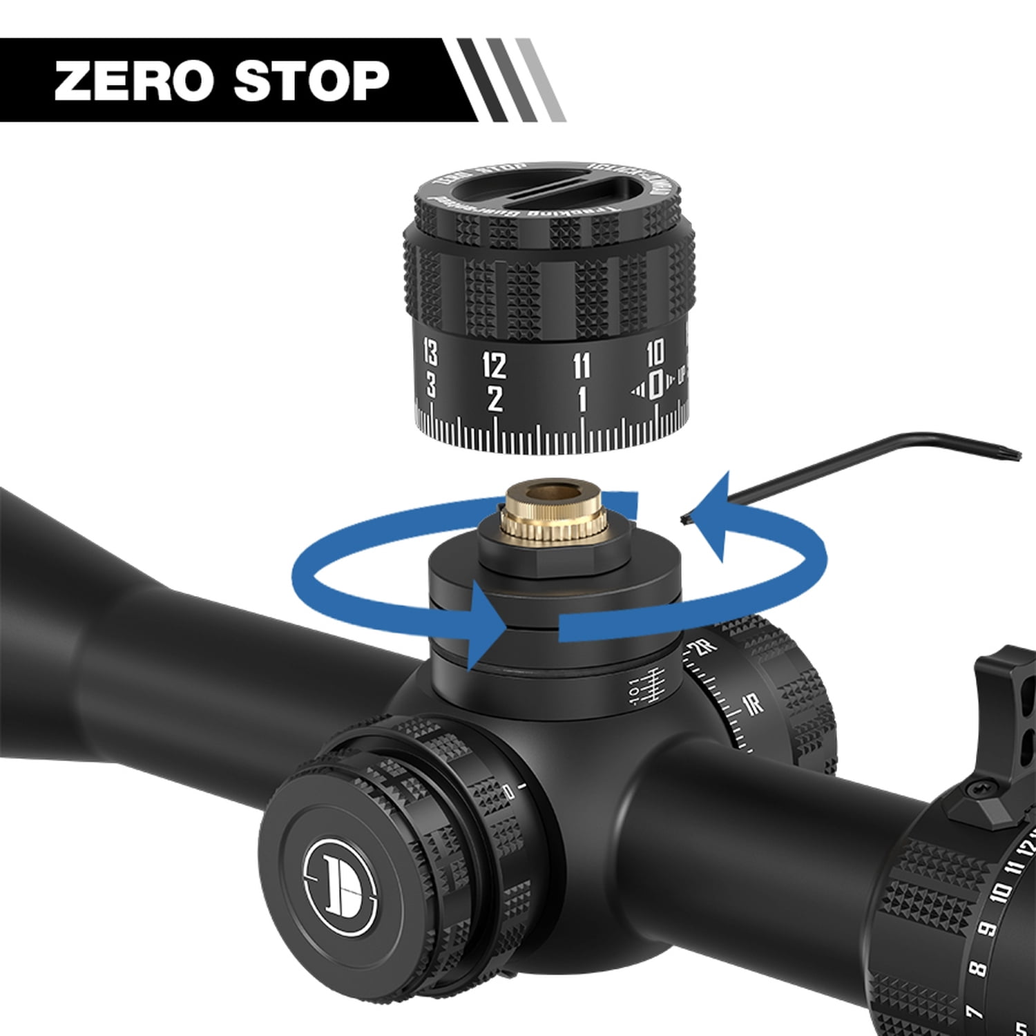 DISCOVERYOPT ED-PRS GEN2 5-25X56 Side Parallax Adjustment Riflescope 6-Stage Illumination 34MM Tube