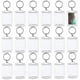 thumbnail image 3 of 100Pcs Photo Keychain Rectangle Transparent Blank Acrylic Insert Photo Picture Frame Keyring Key Ho, 3 of 5