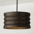 thumbnail image 4 of Capital Lighting 354041EB Dunn 4 Light 22" Wide Wood Pendant - Espresso Stain / Black, 4 of 5