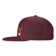 thumbnail image 3 of ZICANCN Teddy Bear Brown Baseball Caps, Trucker Hats for Men And Women, Adjustable Breathable Flat Caps, Dark Red, 3 of 8