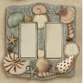 thumbnail image 2 of At the Beach Seashell Double Dimmer Rocker Switch Blue Gray Double Dimmer/Rocker Switch Switchplate, 2 of 4