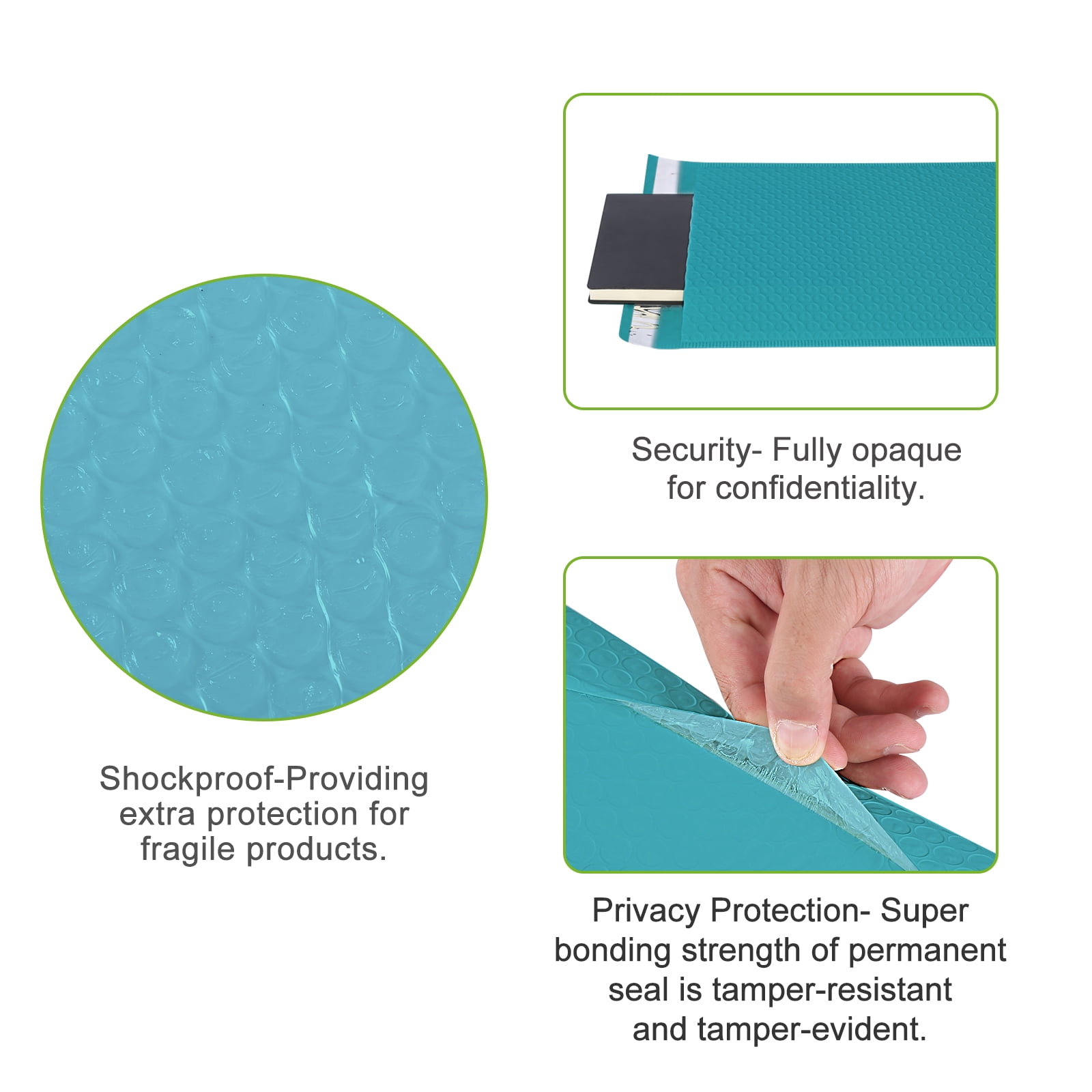 WiiGreen 20 PCS 6x9 Inch Kraft Bubble Mailers – Self-Seal Padded Envelopes For Shipping & Gifts