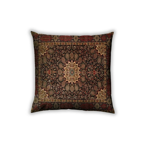 Ahgly Company Indoor Square Traditional Throw Pillow, 18 inch by 18 inch