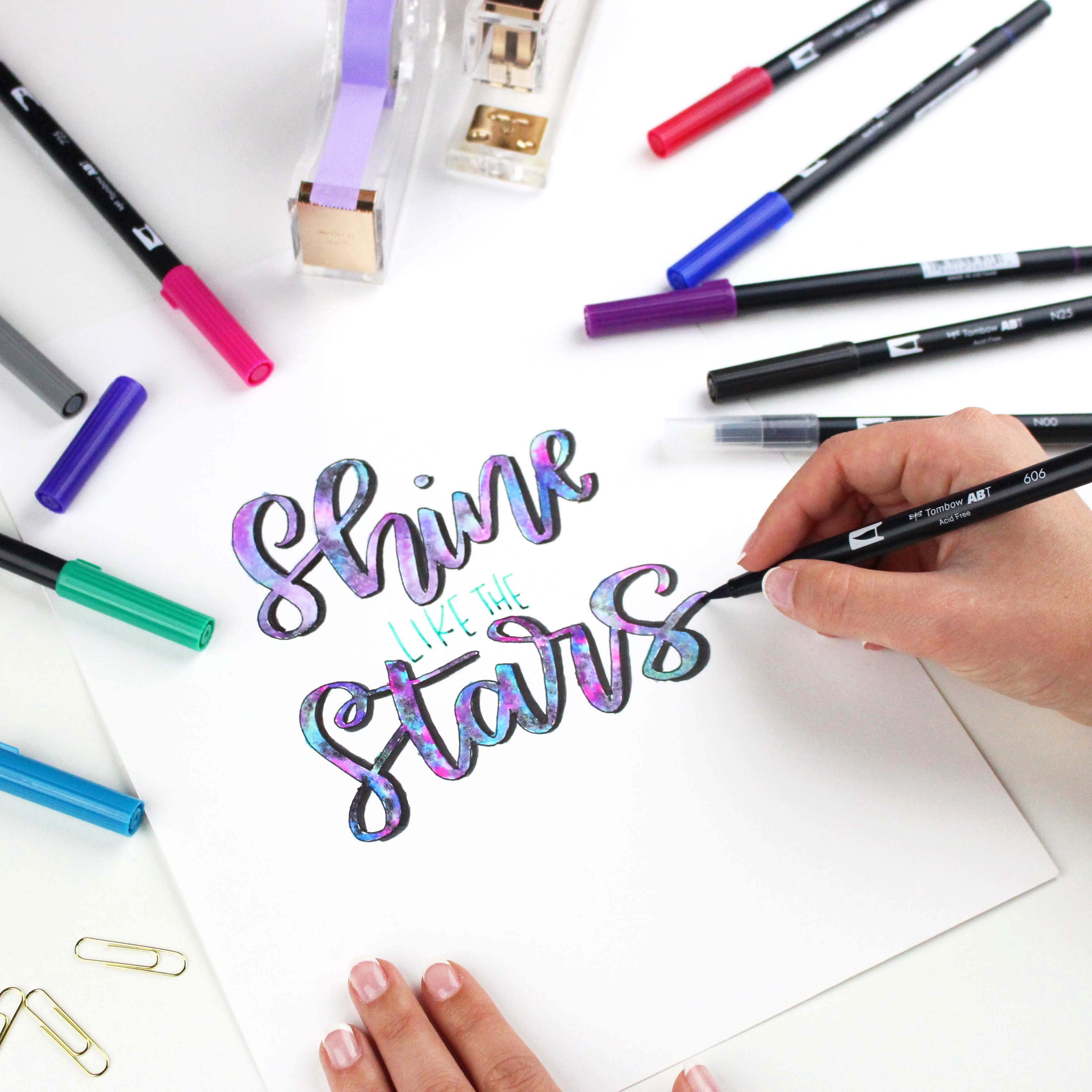 Tombow Dual Brush Markers 10/Pkg-Galaxy