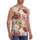 thumbnail image 2 of Balery Tulips Flowers Camisetas sin mangas para hombre, absorbe la humedad y protege contra el mal olor.-XX-Large, 2 of 7