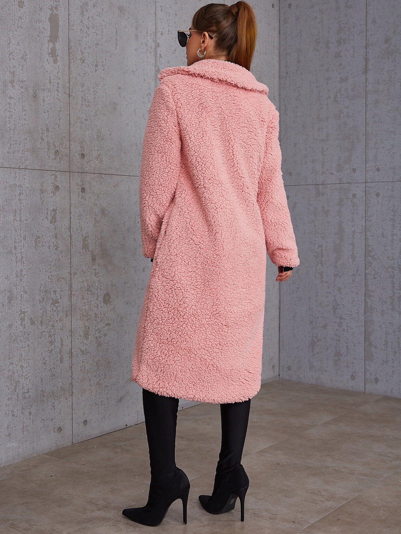 Teddy coat top missy empire