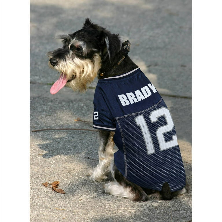 NFLPA Dog Jersey - Tom Brady #12 Pet Jersey - NFL New England