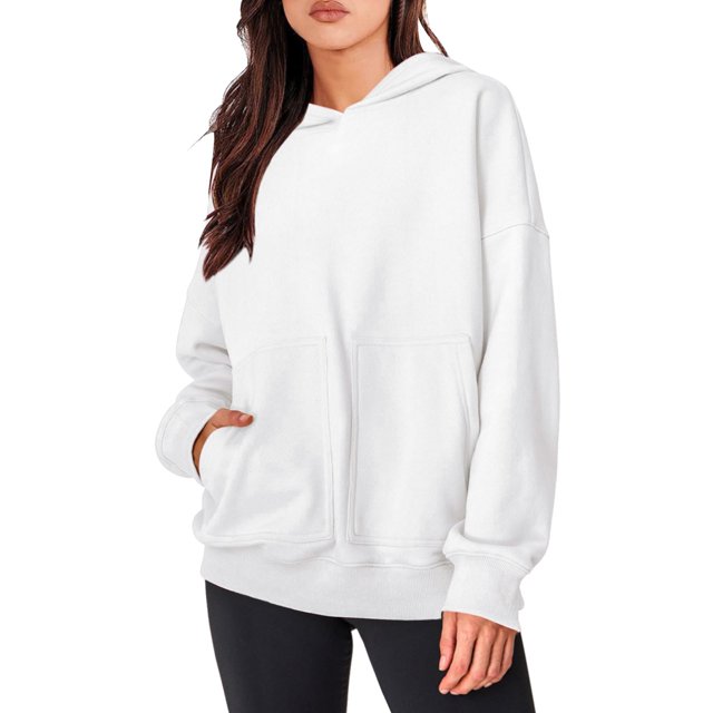 toraway Sweat à Capuche pour Femmes, Pull Tendance, Mode Décontractée, Manches Longues, Automne 2023 TG