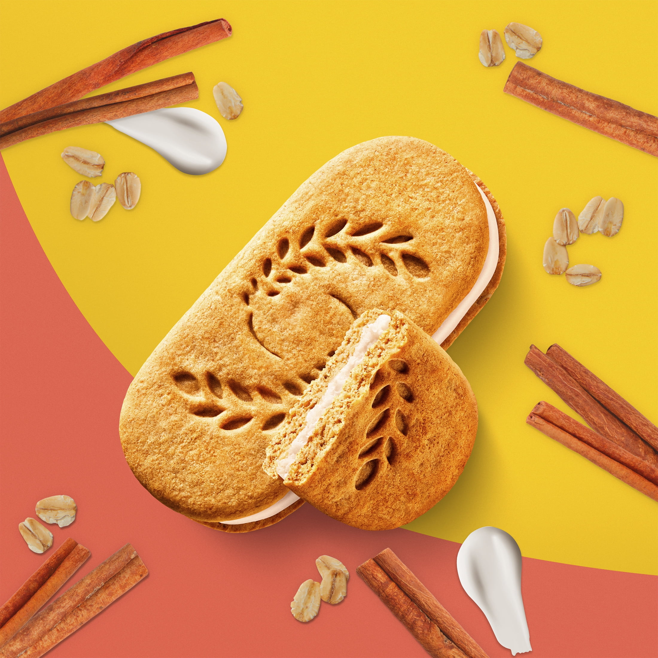 belVita Breakfast Bar Biscuit Sandwiches Cinnamon Brown Sugar with Vanilla Creme, 5 Packs