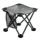 thumbnail image 5 of Silla plegable y reposapiés retráctil para acampar, picnic, senderismo al aire libre. gris grande, 5 of 9
