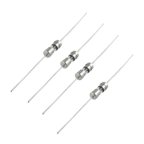 Unique Bargains 10Pcs Axial Fast Blow Acting 3.6 x 10mm Glass Fuse 250V 5A