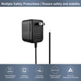 thumbnail image 3 of K-MAINS 26ft AC 18V C-Wire Power Adapter TransReplacement former Replacement for Doorbell & Smart Wifi Thermost, 3 of 4