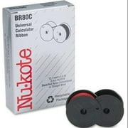 New Nukote BR80C Calculator Ribbon BlackRed 5 IN X 21 FT