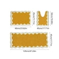 thumbnail image 2 of Juego de 3 Alfombrillas de Baño de Piel Sintética: Alfombrilla de Inodoro Suave y Absorbente para El Suelo, Alfombrilla Antideslizante para La Entrada, Alfombra Acogedora y Absorbente de Agua para La, 2 of 5