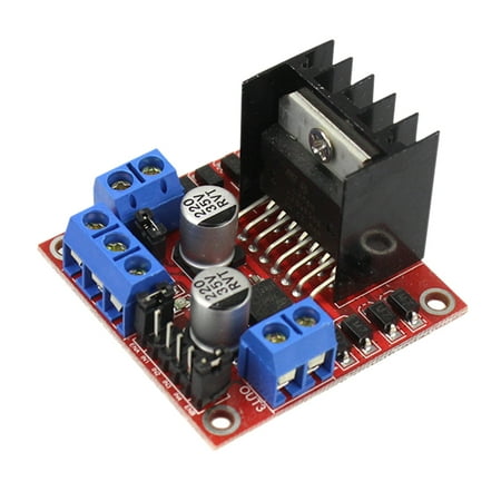 

HOMEMAXS L298N Stepper Motor Driver Module DC 5-35V Stepper Motor Dual H Bridge Driver Controller Board Chip (Black)