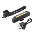 thumbnail image 2 of 100LM bicicleta LED luz trasera trasera USB bicicleta lámpara de seguridad (luz roja + blanca) Hugtrwg Accesorios para bicicletas, 2 of 5