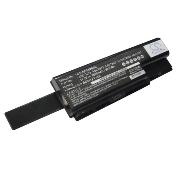 8800mAh AS07B32 AS07B42 1010872903 AS07B52 AS07B72 Battery for Acer Aspire 7520 Aspire 6920-6621 Aspire 5920G-302G25Hi, 8920G