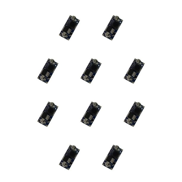 Bearachild Módulo de fuente de alimentación reductor de CC a CC ABS, 3A, 2V/24V a 5V/3,3 V, cancelación precisa de ruido, pieza de placa de Se muestra como imagen 10piezas