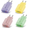 thumbnail image 2 of Phone and Tablet Adapters - Fast Chargers, Adapters, 3-Port EU Color Adapters, 2 of 2