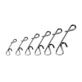 thumbnail image 3 of 150 Uds pinzas de pesca de palangre de acero inoxidable conector de cable de línea larga broches de presión perchas soporte equipo de aparejos de Macarena Clips de pesca de palangre, 3 of 3