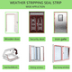 thumbnail image 5 of Burlete de goma para puerta Whataatahia, burlete autoadhesivo para puerta, 5 of 5