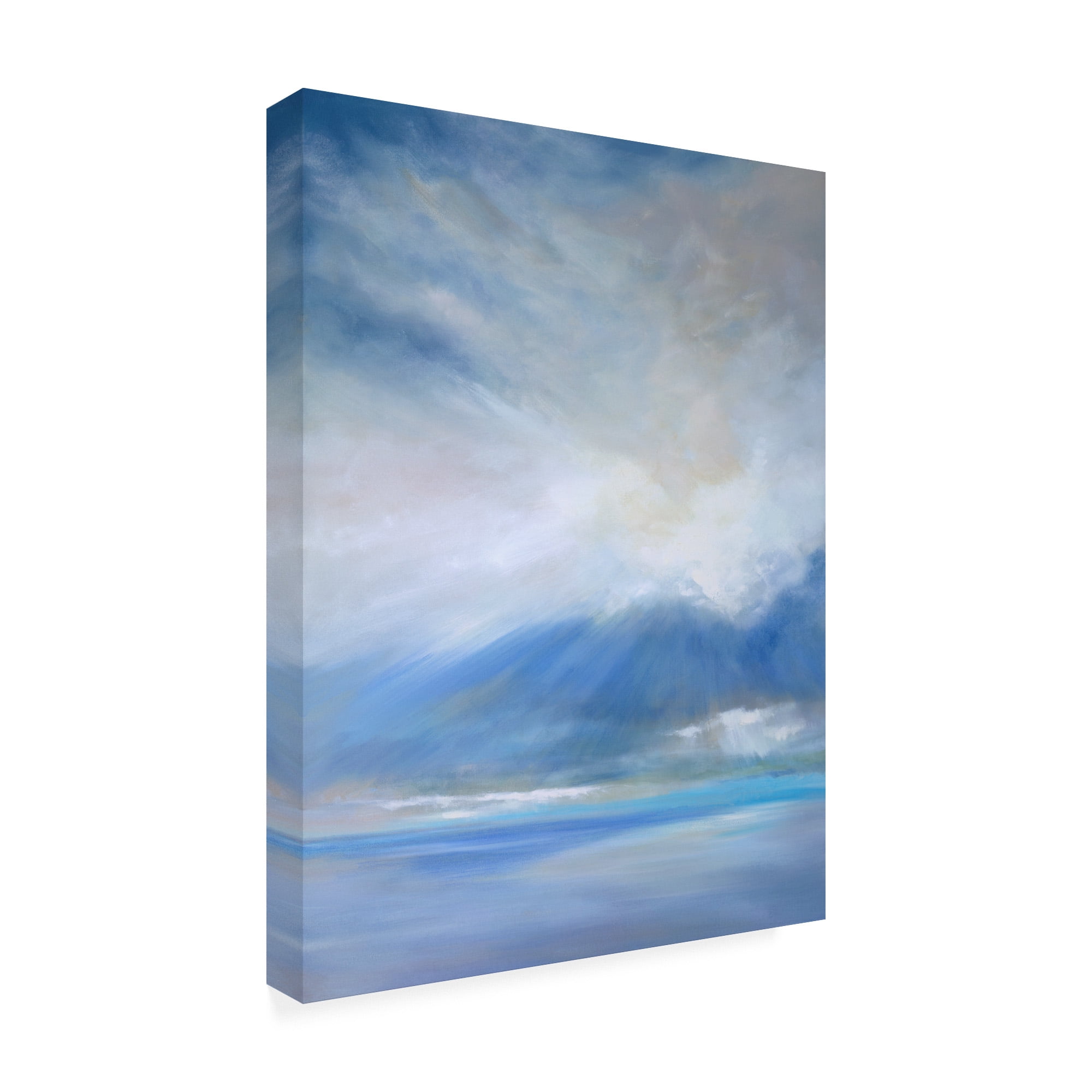 Trademark Fine Art 'Heavenly Light Triptych II' Canvas Art by Sheila Finch