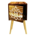 thumbnail image 1 of Buro Recamara Almacenamiento Mdf Moderno Recámara Flor Loto Blanco, 1 of 5