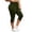 *Army Green, variant on VBVC Women's Drawstring High Waisted Capri Leggings , Ruched Side Workout Pants For Women , Ladies' Tummy Control Yoga Crop Tights with Pockets, Army Green , S-2XL
