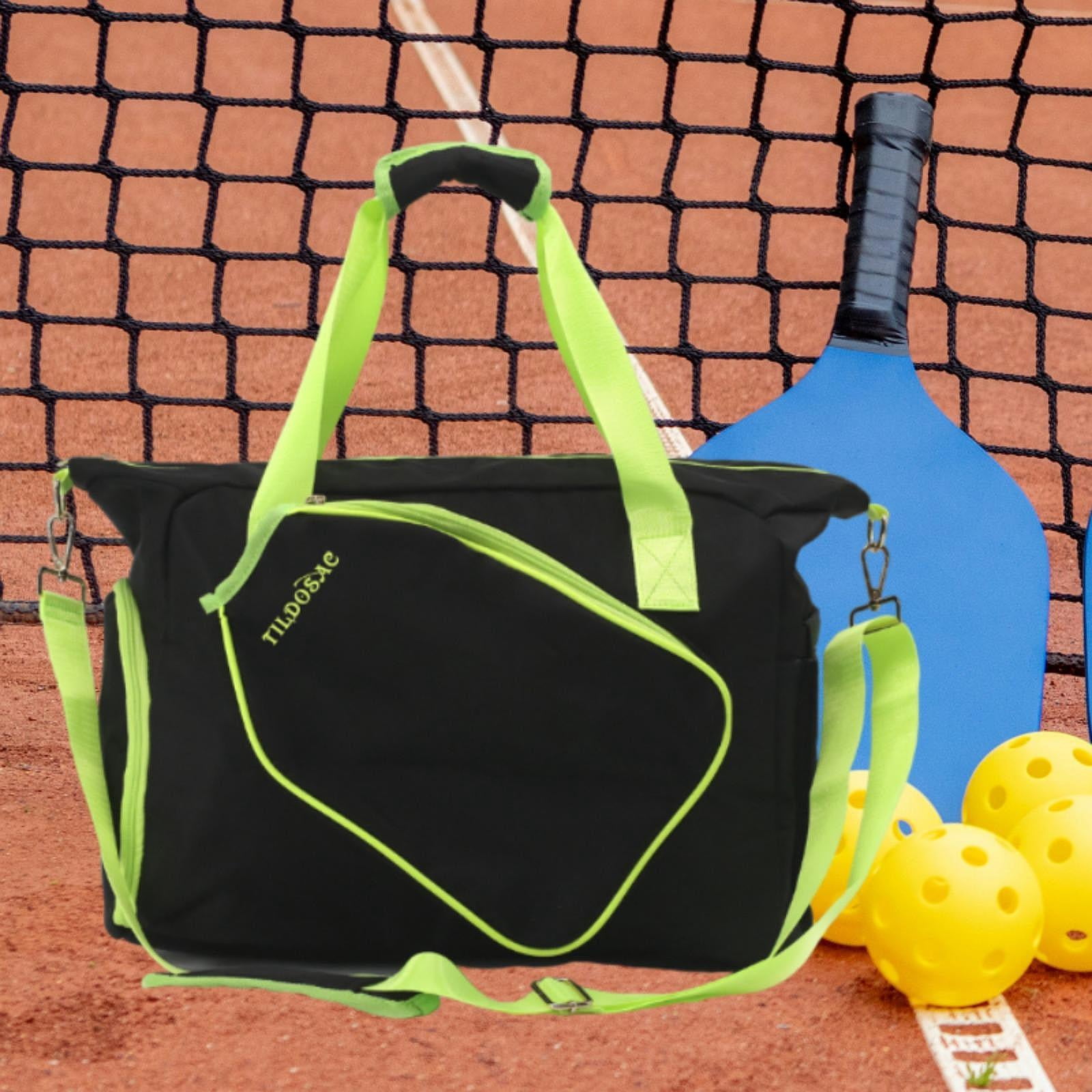 Baoblaze Pickleball Bag Bag Sports Racquet Tennis Racket Bag with Adjustable Strap Pickleball Tote Bag Badminton Bag