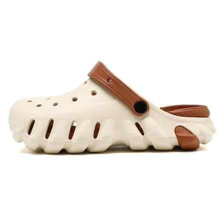 

FAIAI Comfortable Men s Slip-on Clogs with Soft Sole for Walking Outdoor Activities and Beach Sandals-+38