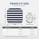 thumbnail image 3 of Balery Navy Blue And White Stripes Parasol para parabrisas de coche de 2 piezas | Parasol plegable para parabrisas delantero de coche para la mayoría de sedanes-Medium, 3 of 5