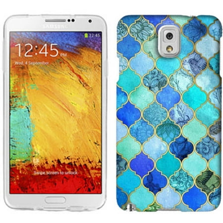 Mundaze Blue Stone Tiles Phone Case Cover for Samsung Galaxy Note (Best Phone Case For Galaxy Note 3)