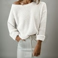 thumbnail image 2 of Pull en Tricot à Manches Longues pour Femme Automne Hiver, 2 of 6