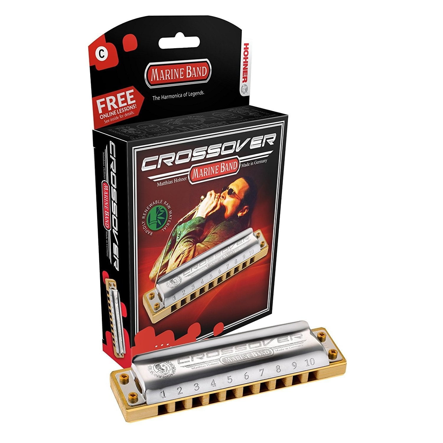 Hohner Marine Band Crossover, Boxed, Key Of A - Walmart.com