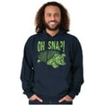thumbnail image 4 of Funny Oh Snap Turtle Animal Pun Hoodie Sweatshirt Women Men Brisco Brands L, 4 of 6