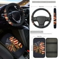 thumbnail image 3 of Jeiento American Flag Deer 17 Piece Car Accessories Set, Car Front and Back Seat Cover Floor Mats Steering Wheel Cover Seatbelt Pads Armrest Pads Coaster, Fit for Most Cars SUV Truck Sedan, 3 of 6