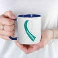thumbnail image 3 of CafePress - Cervical Cancer 10 Year Survivor Mug - 11 oz Ceramic Mug - Novelty Coffee Tea Cup, 3 of 3