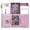 Pink, variant on Costway Pretend Play Kitchen for Kids Toddler Aged 3+ Wooden Toy Set with Range Hood White