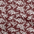 thumbnail image 1 of oneOone Rayon Maroon Fabric Tropical Sewing Craft Projects Fabric Prints By Yard 56 Inch Wide, 1 of 5