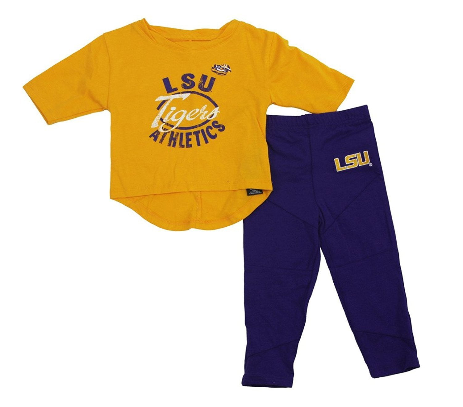 Outerstuff Baby LSU Tigers 2 Piece Shirt and Pant Set by