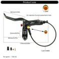 thumbnail image 5 of SIEYIO Power Close Brake Handle with 2 pin Waterproofs Connector Electric Bike Oil Brake Lever Electric Bicycles Brake Lever, 5 of 13