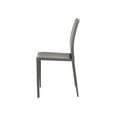 thumbnail image 4 of Lynda Modern Leather Upholstered Side Chair - Contract Grade, 4 of 5
