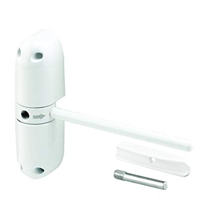 

Prime-Line KC10HD Safety Spring Door Closer - Easy to Install to Convert Hinged Doors to Self-Closing - Diecast Construction (4-1/4 White Non-Handed)